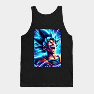 Goku super saiyan laugh Tank Top